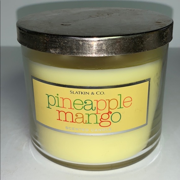 Pineapple Mango 3 Wick Candle Bath & Body Works Burns 40-65 Hours! - Picture 2 of 9